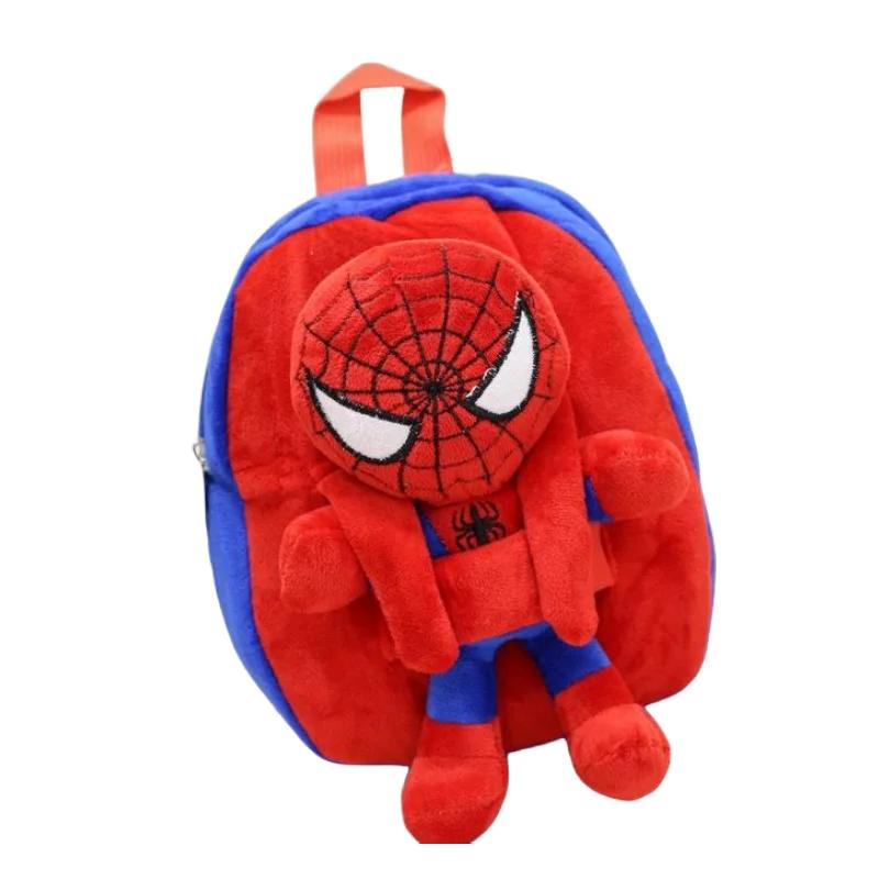Backpack Cute Backpack Spider-Man Plush Backpack Children Kindergarten Boys And Girls Mini Backpack