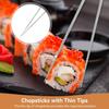 Sushi Chopsticks, Extra Long Metal Chopsticks Japanese Cooking Chopsticks Sushi Chef Traditional Garnishing Plating Tweezers (S 11in)