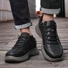 Fashion Business Shoes for Men Dress Leather Casual Shoes Hiking Outdoor Breathable Non-slip Sneakers Zapatos Hombre Casual Mannen