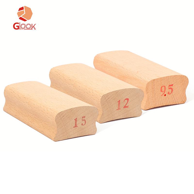 Electric & Acoustic Guitar Neck/Fretboard Leveling Tool: Radius Sanding Block for Frets.