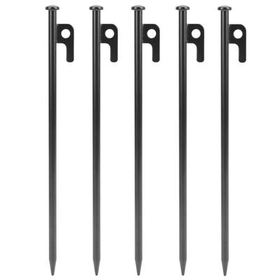 5Pcs Tents Stakes Multifunction Heavy Duty Metal Easy Penetration Corrosion Resistant Ground Stakes