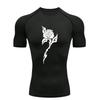 Black Rose  Men's Sports T - Shirt Training Fitness Compression Quick Dry Short Sleeve T - Shirt