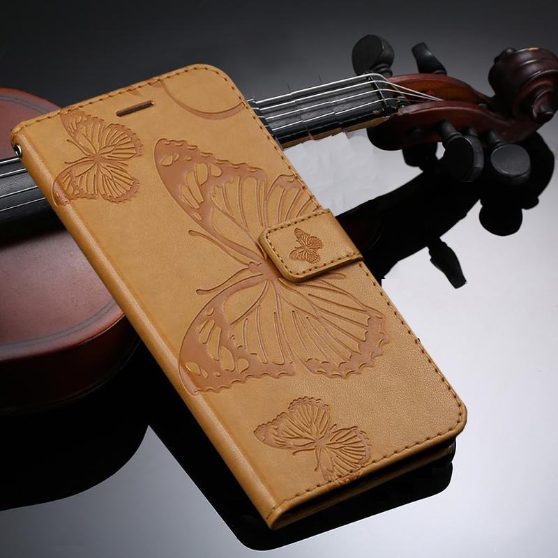Kožené flip pouzdro pro Samsung Galaxy A12 A32 A42 A52 A72 A21S A51 A71 A01 A11 A31 A41 A70 A50 A30 S20 FE S21 Plus Ultra Motýlek Peněženka
