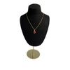 Mannequin Shaped Necklace Showcase Stand Stylish Portrait Model Jewelry Holder Tabletop Neckchain Pendant Display Rack