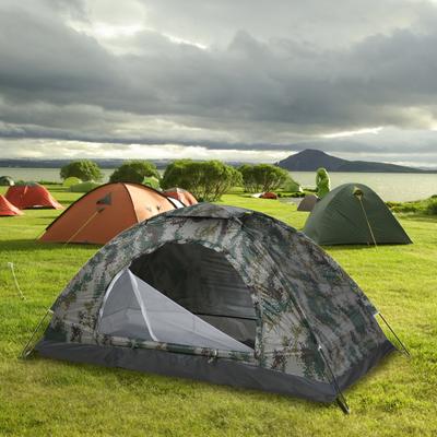 Ultraleichtes Campingzelt, einlagig, tragbares Zelt, Anti-UV-Beschichtung UPF 30+, für Strandangeln im Freien
