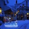 Christmas Snowman Metal Garden Decor With Lights For Holiday Festivities