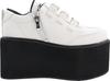 Yosuke Platform Shoes, 6310023, Women's, White, Sizes 22.0cm-22.5cm