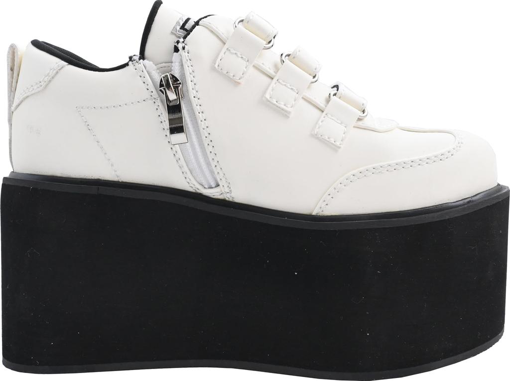 Yosuke Platform Shoes, 6310023, Women's, White, Sizes 22.0cm-22.5cm