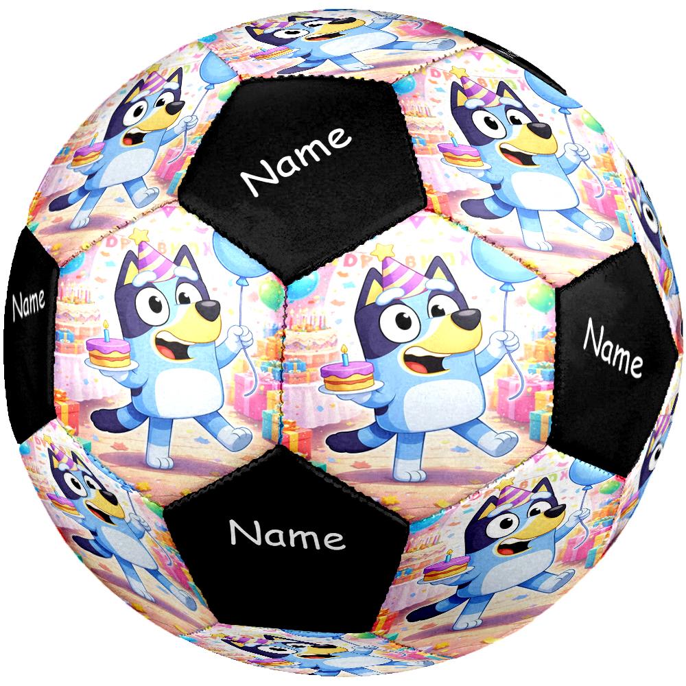 Custom Name Bluey Theme Size 5 Soccer Ball, Suitable for Both Indoor and Outdoor Matches, a Gift Suitable for Everyone.