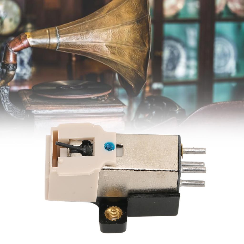 Phonograph  Shock Absorption White Pure Sound Professional Cartridge  High Outputs for Cartridge for Record Player