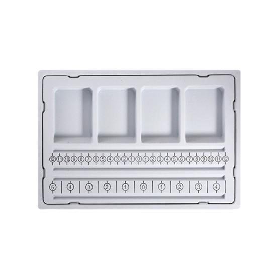 Bead Design Board DIY Jewelry Making Tray Flocked Bead Organizer
