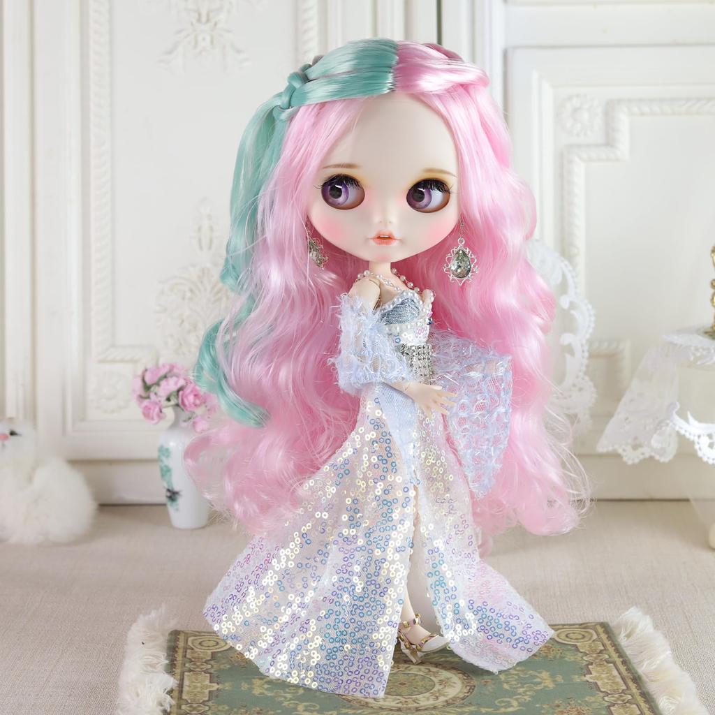 ICY Fortune Days Puppe Hinamatsuri 4 Arten von Pupillenfarben Make-up 19 verbesserte Gliederpuppen Puppe, Geschenk, + handbemalt +