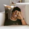 HipHop TTravis ScottS Cushion Cover Breathable and skinfriendly linen pillowcase square removable and washable cushion