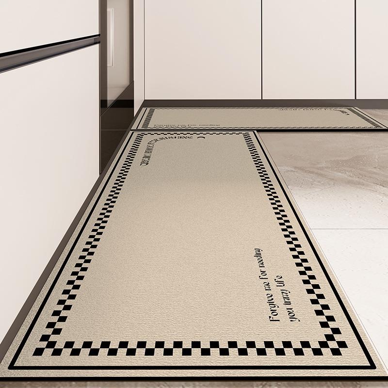 Pvc Carpet for Kitchen Floor Mat Waterproof Home Decoration Rug Oil-proof Anti-slip Long Foot Mats Alfombra Vinilicas Cocina