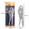 Deli Heavy-Duty Japanese Round Jaw 10-Inch Locking Plier with Cutter