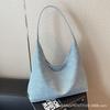 Fashion trend underarm bag women's 2025 summer new Korean version simple casual tote bag commuter shoulder bag