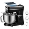 Stand Mixer, 6L 1400W Tilt-Head Food Mixer with 11 Speeds, Pulse & Fermentation Function, LED Display, Black