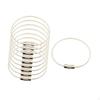10Pcs Wire Keychain Cable Rings Steel Multifunctional for Keys