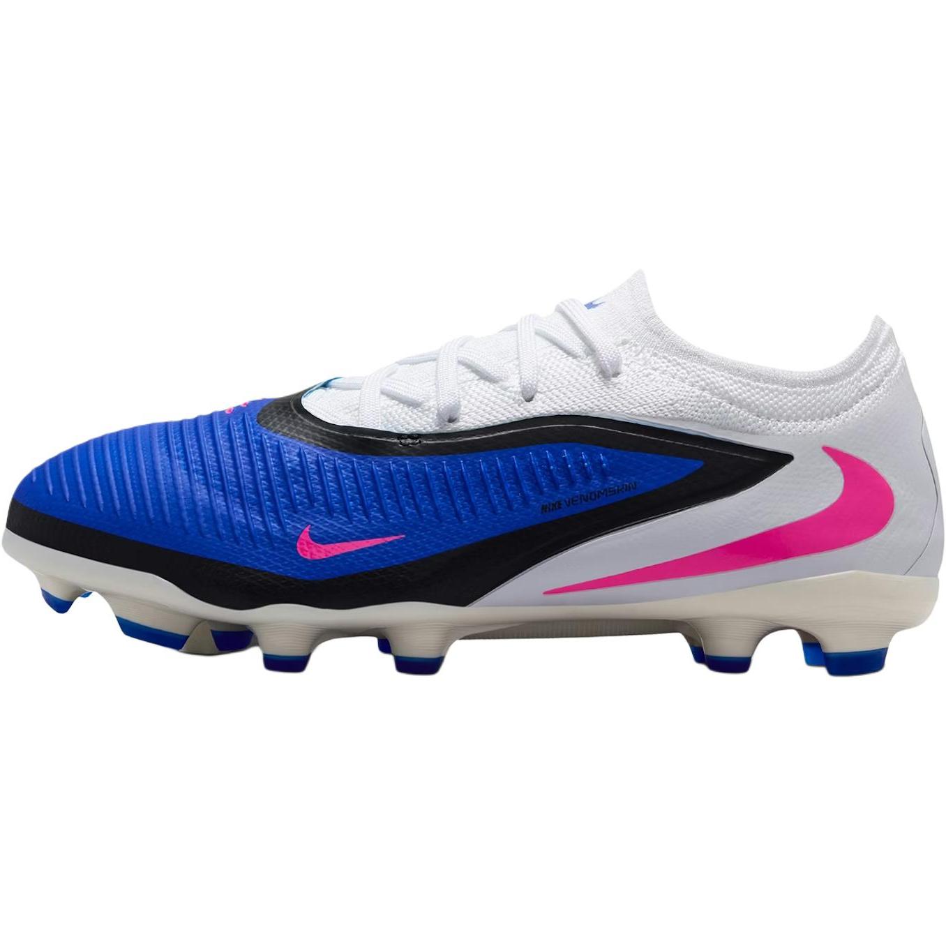 

Nike Jr. Phantom 6 Pro MG Low GS Racer Blue Kids Cleats White Pink-Blast HM9204-446 38.5