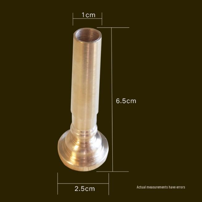 Youth Brass Bugle with Mouthpiece for Primary & Secondary School Students - Musical Instrument Accessory