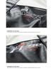 American Style PU Leather Men's Retro Motorcycle Jacket - Stand Collar, Color Block, Spring/Autumn Coat