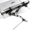 Table Saw Fence Set Black Silver Aluminum Alloy with Fine Adjustment Knob 800mm/1000mm