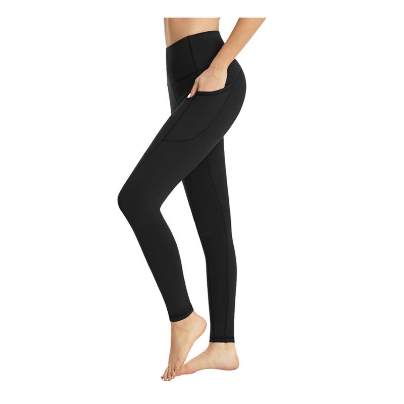 European and American Women's High-Waisted Tummy Control Yoga Pants - Plus Size Sports Fitness Leggings
