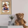 Unfinished Wood Photo Frame for 4x6 Inch Photos Solid Wood Picture Frame for Crafts Tabletop Standing Wall Hanging Frame