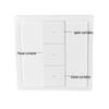 ZISIZ Wireless Wall Remote Controller and Receiver Kit