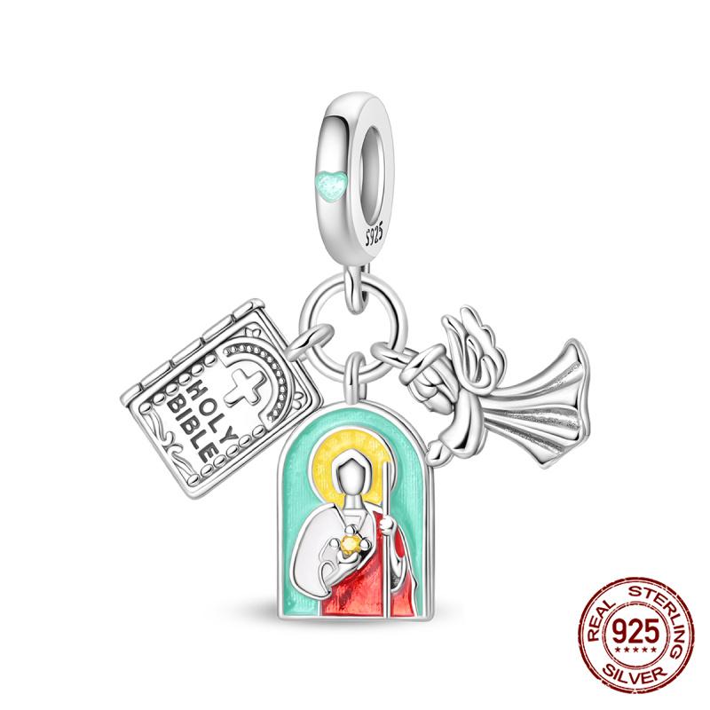 New In Original Charms Copper Glow In Skull And Pumpkin Charms Beads Fit 3Mm Original Bracelet For Women Diy Jewelry Gifts