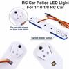 Multi-Function Alarming Light 115mm Alarming Flash Lamp Durable Light Bar Lamp  RC Car Accessories