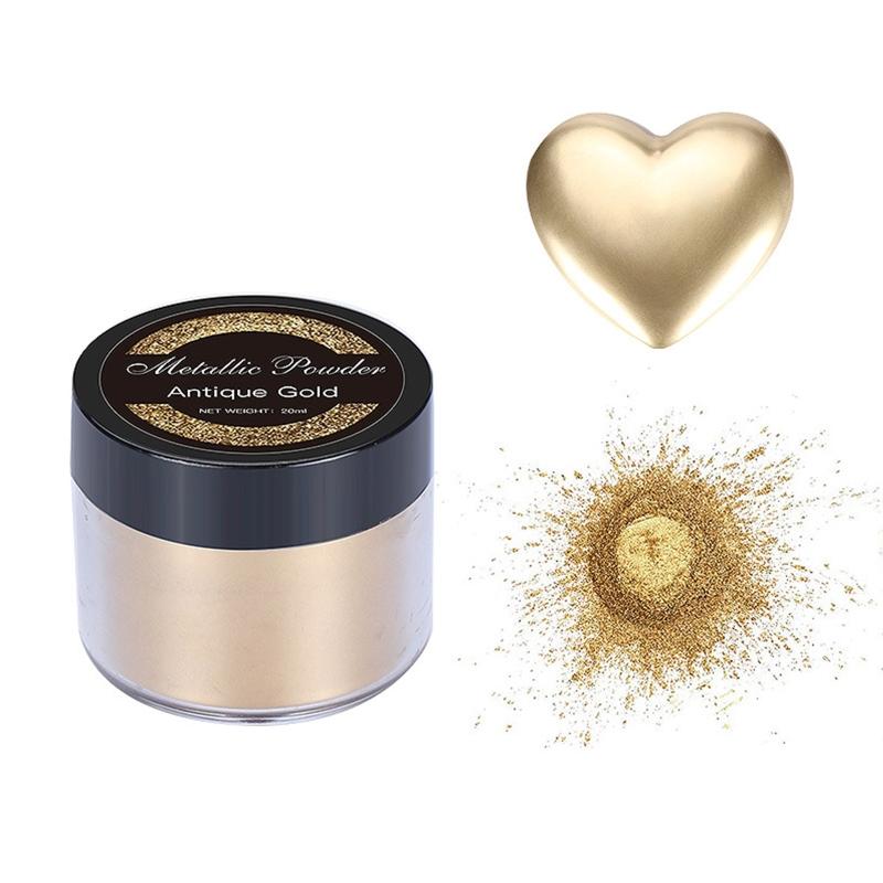 Metallic Pigment Powder 4 Colors Fine Resin Pigment Powder Each Bottle 20g Resin Color Pigment for Epoxy Resin Coloring