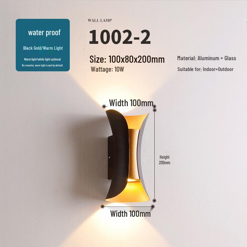 Waterproof Outdoor Wall Light – Villa, Garden, Balcony, Courtyard & Entrance