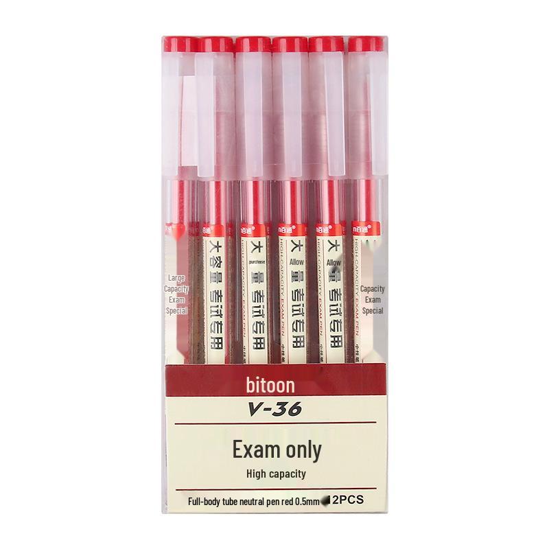 Baitong V36 Neutral Large Capacity Quick-Drying 0.5mm Gel Pen Refill - Exam & Office Signature Pen
