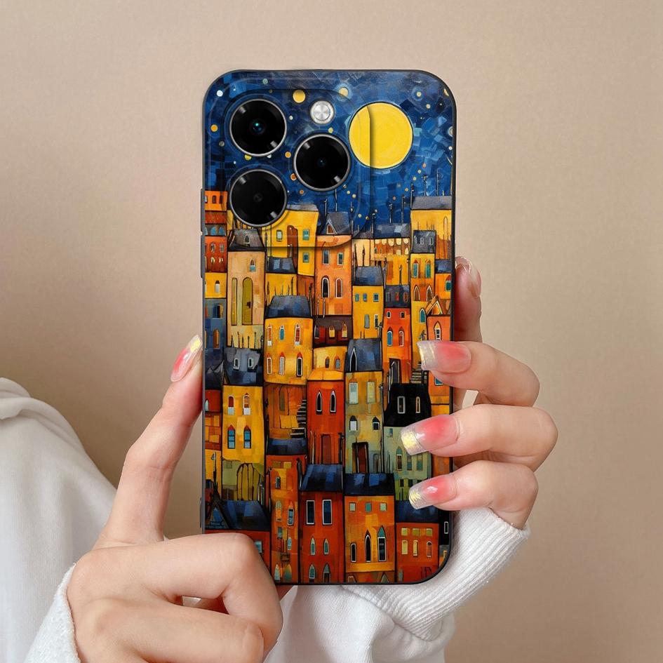 

Корпус для Infinix Hot 50 Pro Plus 50i Note 40X Smart 9 Zero 40 4G 5G Мягкий чехол с небольшим цветочным узором Силиконовый прочный противоскользящий чехол для Infinix Новый чехол Infinix Hot 50i 4G