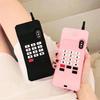 Pro iPhone 17 ProMax 16 15 14 13 12 11 Pro Max 14 15 16 7 8 6 Plus 6s 6SPlus X XS XSMax 3D Retro styl Telefonní model Pouzdro na telefon