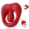Penis Ring Vibrator Lock Ring Tongue Licking Vibrator Clitoral Stimulator Adult Couple Male Female APP Remote Control Sex Toy