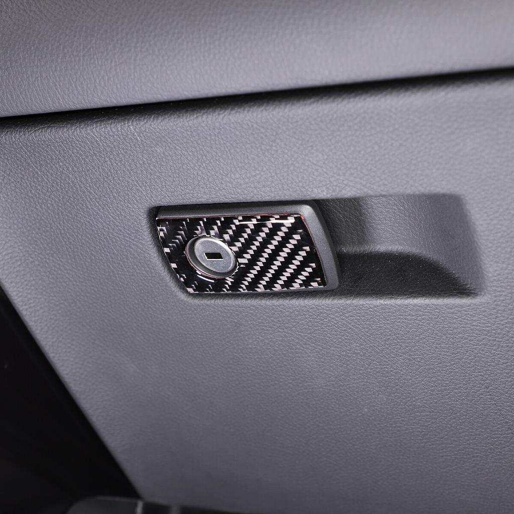 Carbon Fiber Interior Glove Box Button Cover Trim For Toyot-a Supra A90 -24