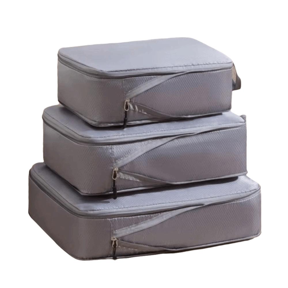 3 pcs/set Large Capacity Travel Compression Packing Cubes Multifunction Travel Storage Bag  Travel