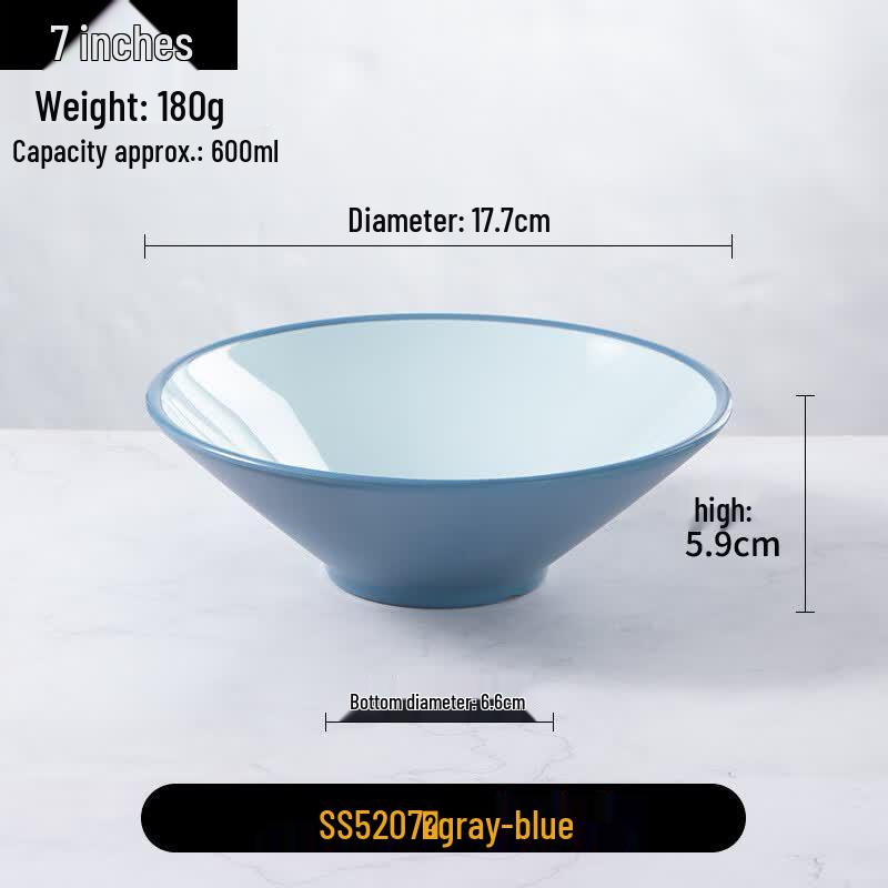 Nordic Style Melamine Ramen Bowl