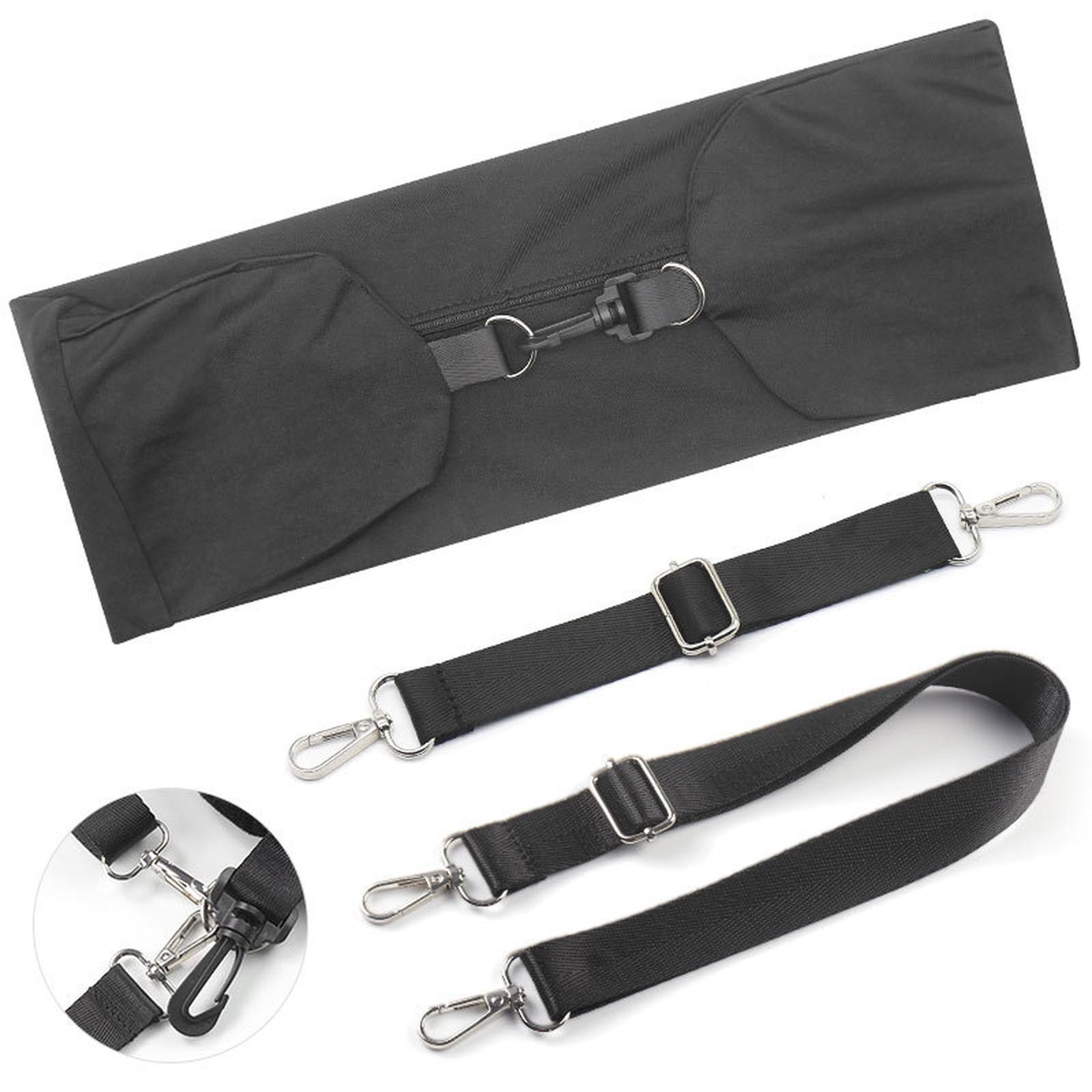 

Travel neck pillow U-shaped, adjustable soft wool cover, can be filled with clothing for comfort One Size