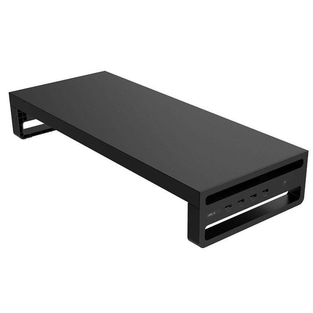 USB 3.0 Charging Wireless Computer Screen Riser USB Multi-Function Desktop Monitor Stand 595*255*72mm Medium Version