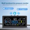 New Solar Car Head Up Display Digital Odometer Security Alarm HUD Intelligent Inclinometer Vehicles Compass Thermometer