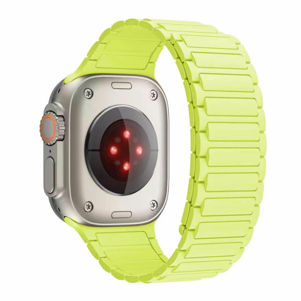 Silicone Magnetic Band for Watch Strap Ultra 3 2 49mm 46mm 45mm 44mm 42mm 40 41mm Bracelet IWatch Series 11 10 9 8 7 6 SE