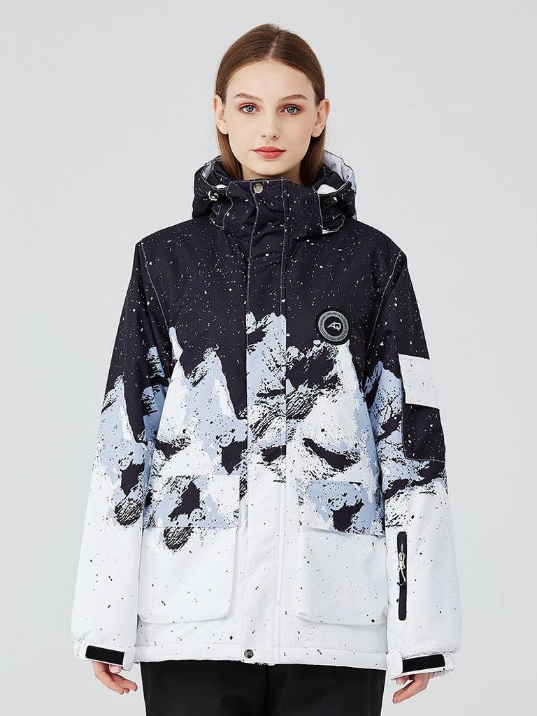 Unisex-Winterskianzug: Winddichte, wasserdichte und warme Ski- & Snowboardjacke für alpine Abenteuer