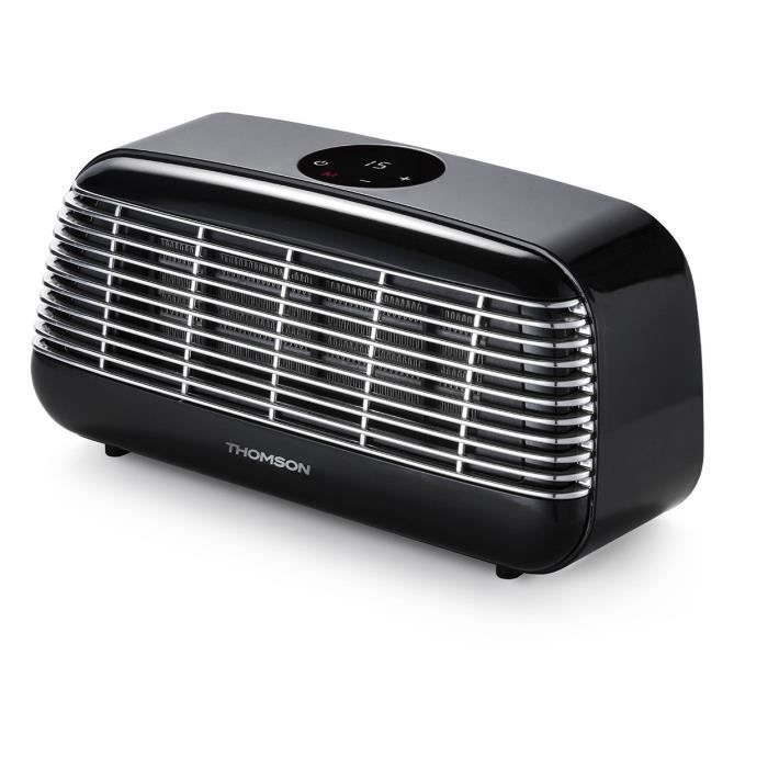 Fan Heater - THOMSON - THSFC25DN - 1500 Watts - Remote Control - Black