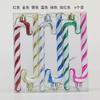 6pcs a Box Christmas Home Decorations Glitter Candy Cane Christmas Tree Decorations