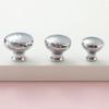 Brass Silver Ball Furniture Pull Handles Hand-Forged Hammer Cabinet Handles Door Drawer Knob Kitchen Wardrobe Cupboard Pulls