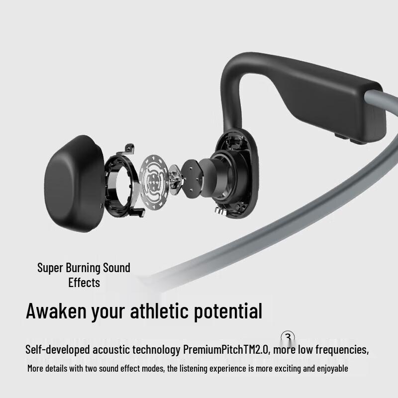 SHOKZ OpenMove Bone Conduction Bluetooth Sport Headphones