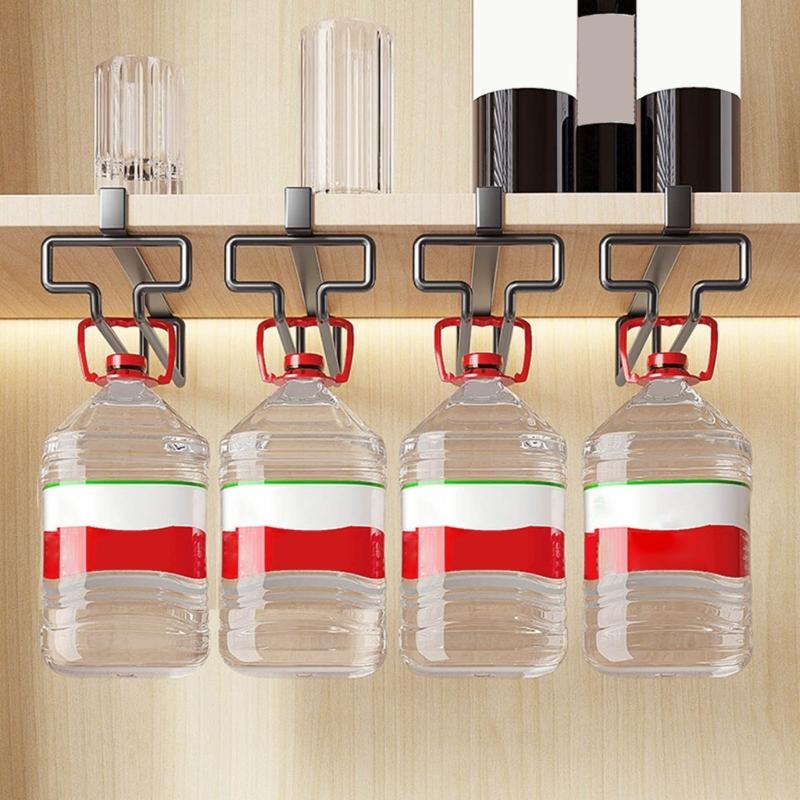 Under Cabinet Hanging Rack Wine Glass Storage Racks Simple Designs Holders Perfect For Bars And Kitchens